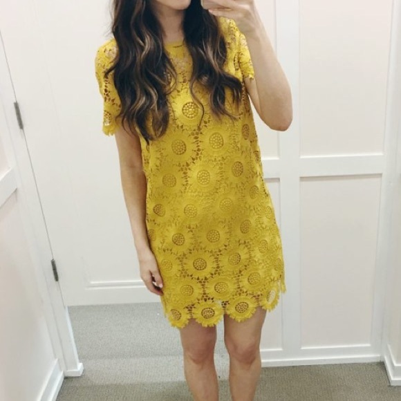 LOFT Dresses & Skirts - LOFT Sunflower Lace Dress - Sz. 0